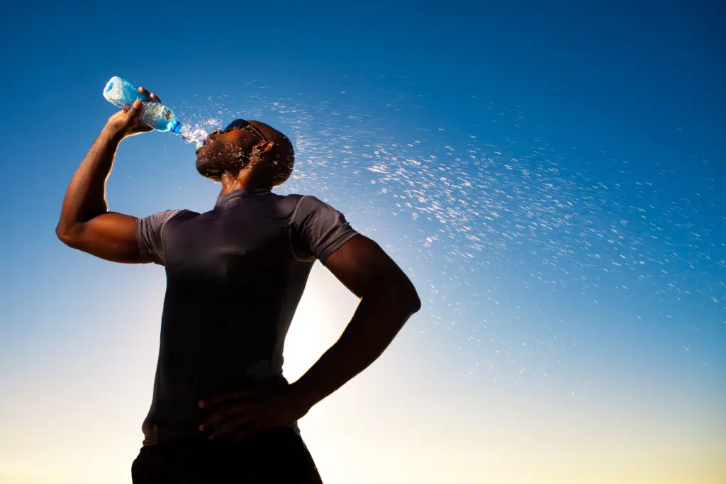 Alcohol is a diuretic, meaning you need to drink more water to stay hydrated - even before you start sweating from your run!